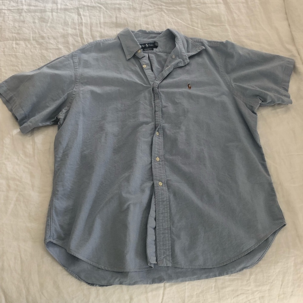 Men’s Short Sleeve Polo Button Down